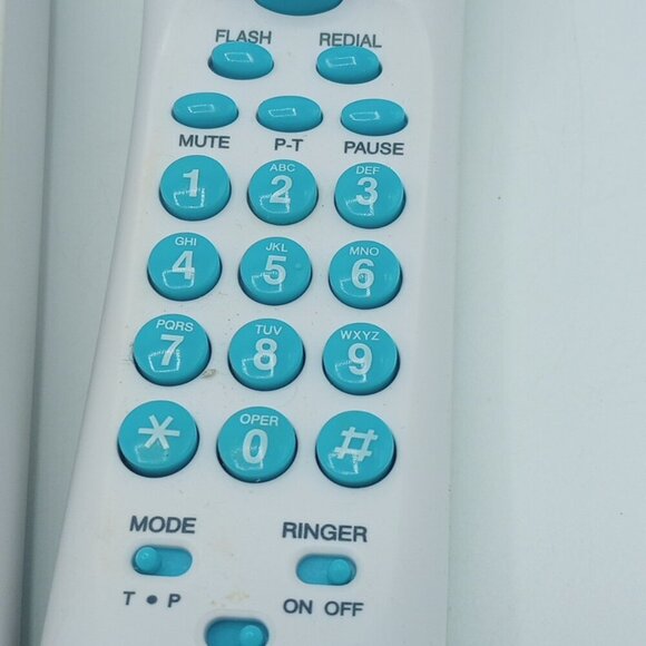 Slimline Push Button Landline Phone - Tested/Works - Picture 10 of 13